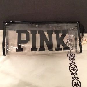 NWT {PINK by Victoria’s Secret} Clear Makeup Bag